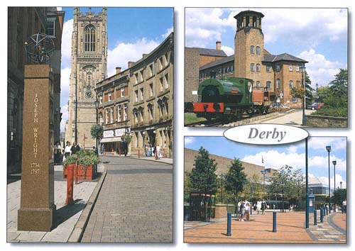 Derby postcards (Half Price!)